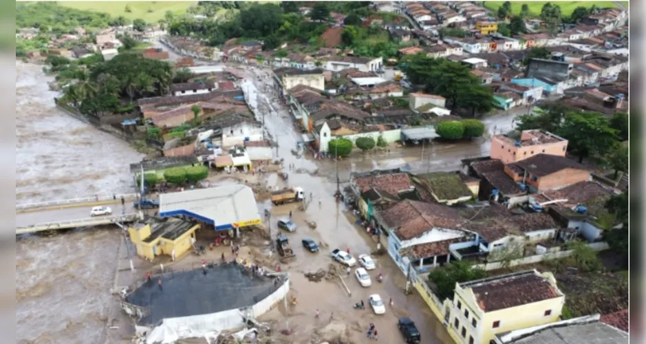 São José da Laje entrou para a lista das cidades mais afetadas pelas chuvas em Alagoas.