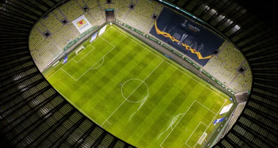 Estádio de Gdansk, que vai receber a final da Liga Europa