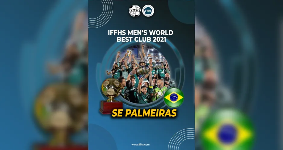 Palmeiras é eleito o melhor clube do mundo em 2021 por federação de estatísticas