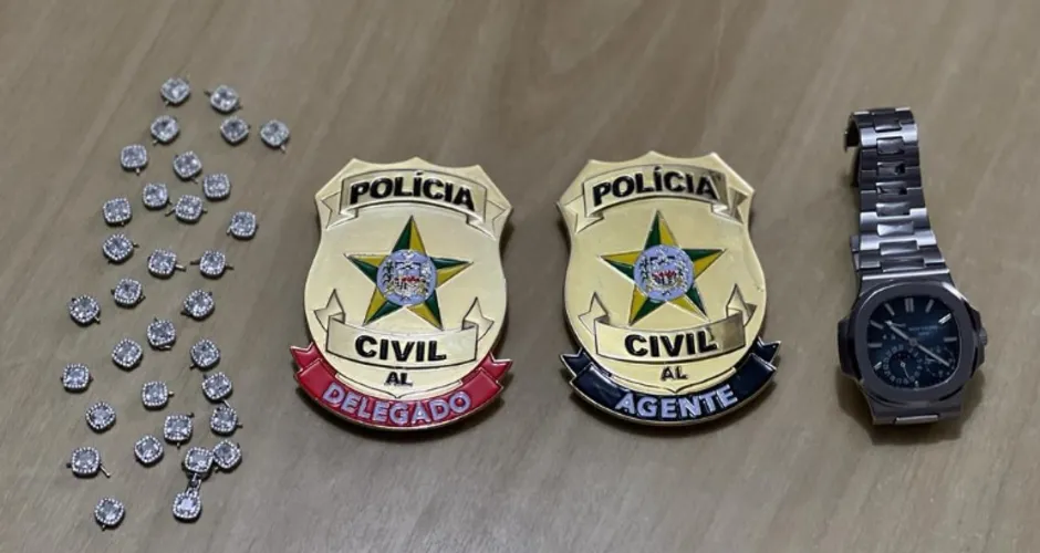 Materiais foram recuperados após investigação da Polícia Civil de Alagoas