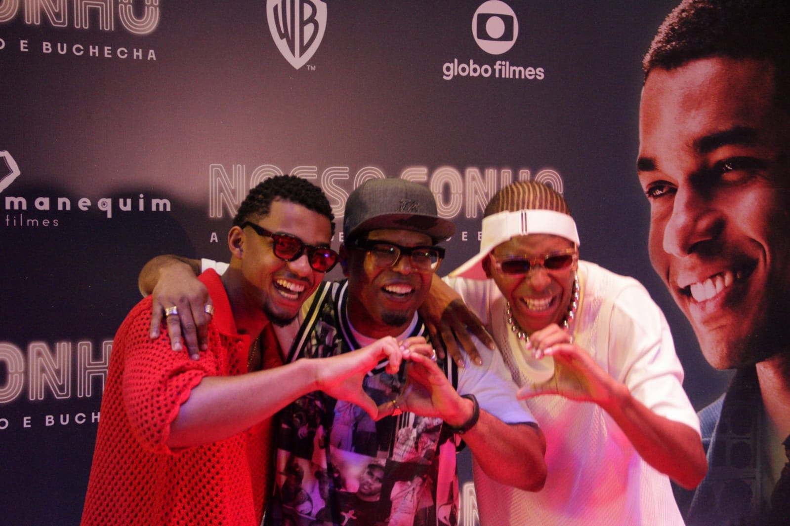 Juan Paiva , Buchecha e Lucas Penteado