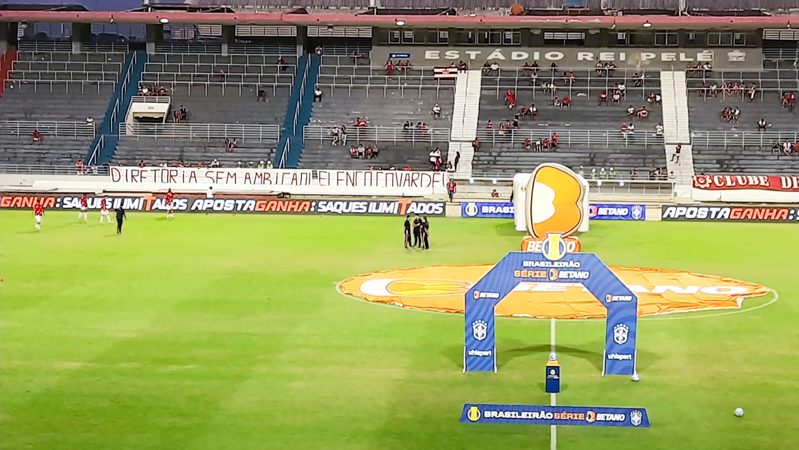 Torcida do Galo protestou contra a diretoria