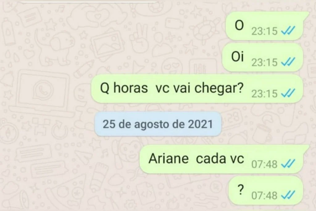 “Mainha, volto ainda hoje, tá?”: veja últimas mensagens de garota morta por amigos