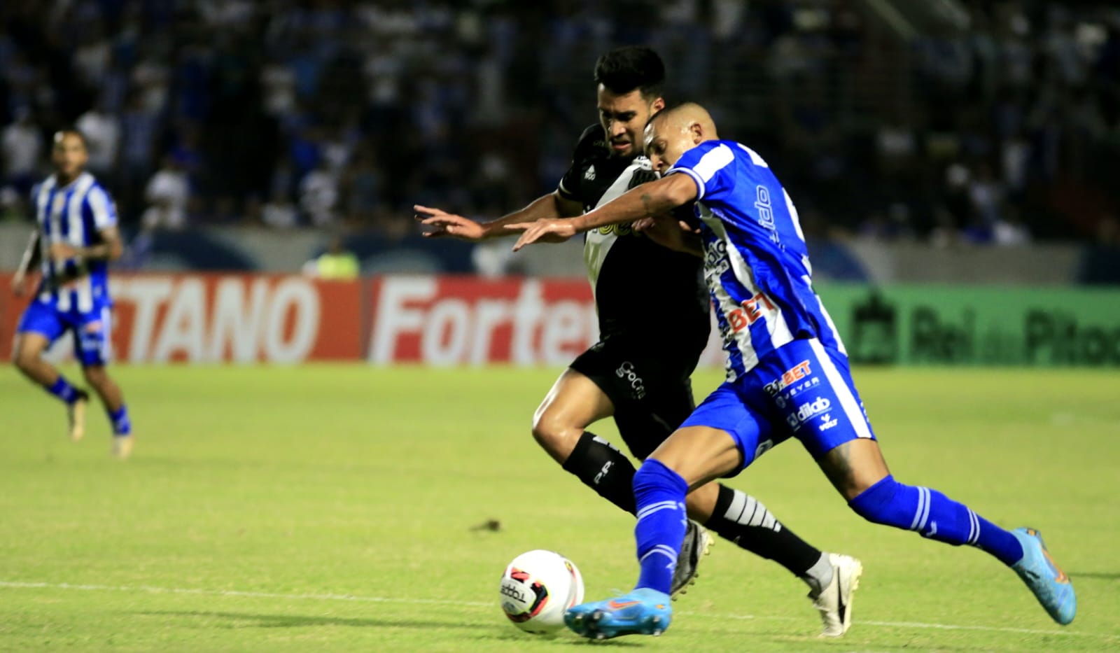 Momento da primeira etapa da noite de futebol em Alagoas