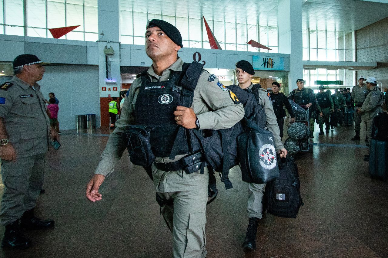 PMs vão se juntar aos demais integrantes da segurança pública em Brasília