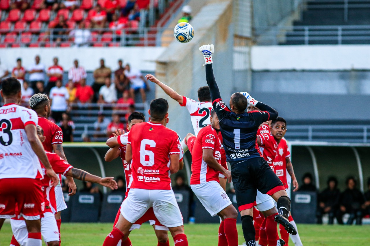 Na reabertura do Rei Pelé, CRB bate Sergipe na estreia da Copa NE: 1x0