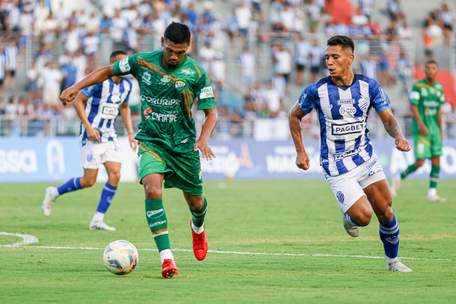 Coruripe passou a sofrer com os ataques azulinos