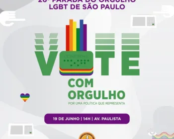 26ª Parada do Orgulho LGBT de São Paulo está prevista para o dia 19 de Junho de 2022
